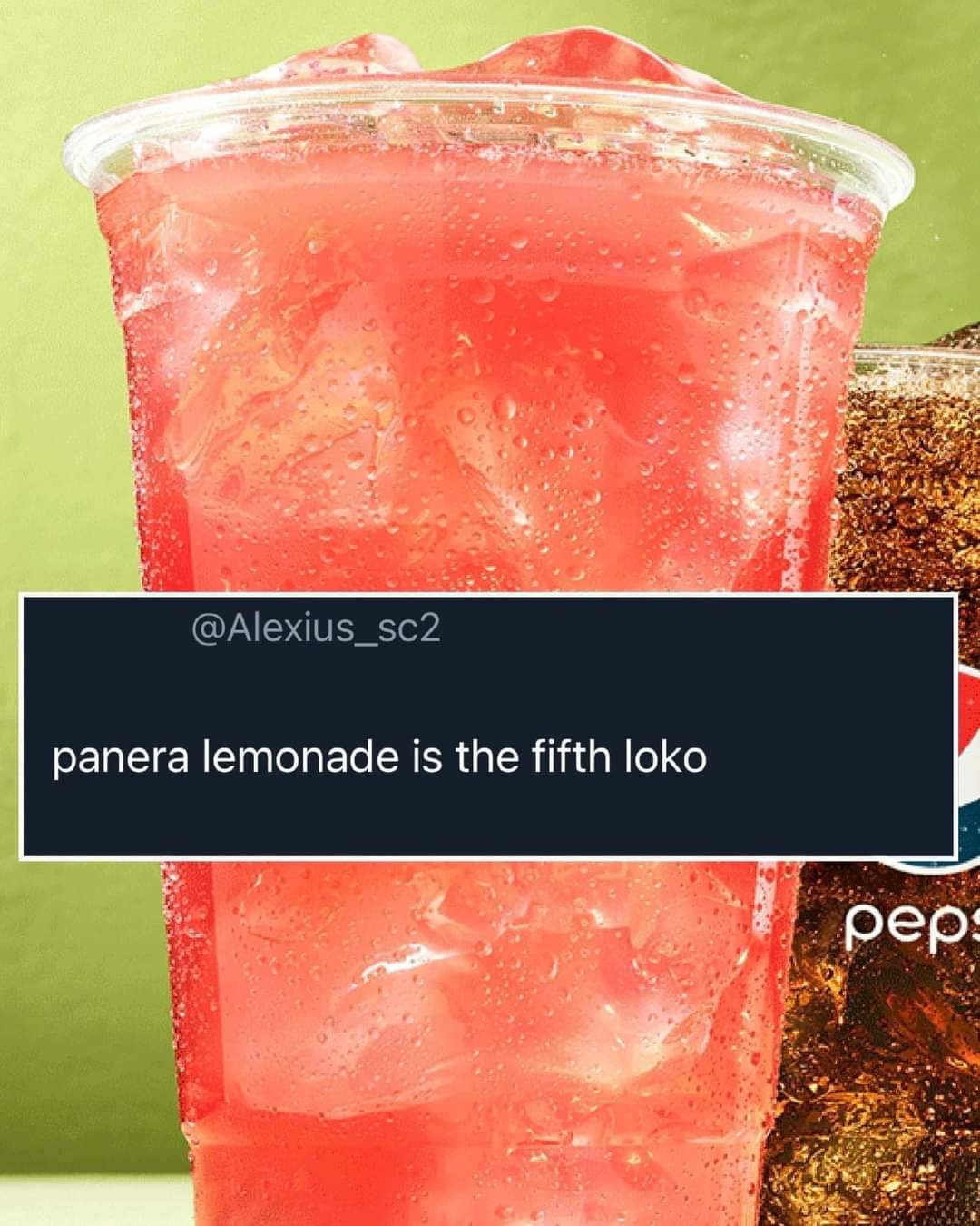 The meme is a playful reference to the concept of post-structuralism, a philosophical movement that challenges traditional notions of language and meaning. The image is a photo of a cup of pink lemonade, with a captio...