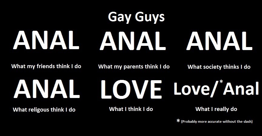 The meme is a humorous image that lists various things that people claim to know or have experienced, but are actually false or exaggerated. The text includes phrases like "I'm a great listener", "I'm a good cook", and "I'm a great driver", but then subverts these claims with ridiculous and humorous alternatives, such as "I'm a great listener because I'm always listening to my own thoughts" and "I'm a good cook because I can burn water". The final line, "I love" is followed by the phrase "I love anal sex" in a bold, sarcastic tone.