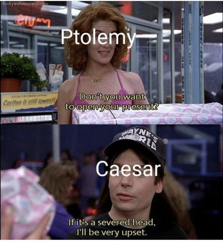 This meme is a play on a famous line from Shakespeare's Julius Caesar, where the character Julius Caesar says "Et tu, Brute?" (meaning "And you, Brutus?") before being stabbed by his friend and fellow Roman, Marcus Brutus. The meme replaces "Et tu, Brute?" with "Et tu, Netflix?" and "Brute" with "Netflix", implying that Netflix has been stabbed by a "brutal" cancellation of its service.