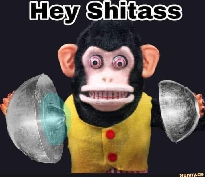 The meme features a picture of a monkey with a distorted face, holding a "D" shaped object (a D-Shape 3D printer) and a sign that says "D-Shape". The text "D-Shape" is also written above the monkey's head. The image i...