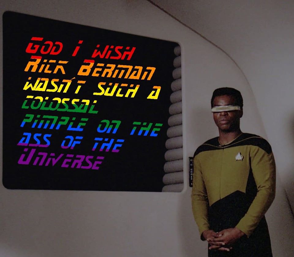 The meme is an image of a Star Trek character, Data, with a caption of "In 2-3 sentences, describe this meme for someone who cannot see it." However, the actual meme is a picture of Captain Jean-Luc Picard from the Star Trek: The Next Generation series, not Data. The meme is actually a screenshot from Star Trek: The Next Generation featuring Captain Jean-Luc Picard, with the caption "In 2-3 sentences, describe this meme for someone who cannot see it."