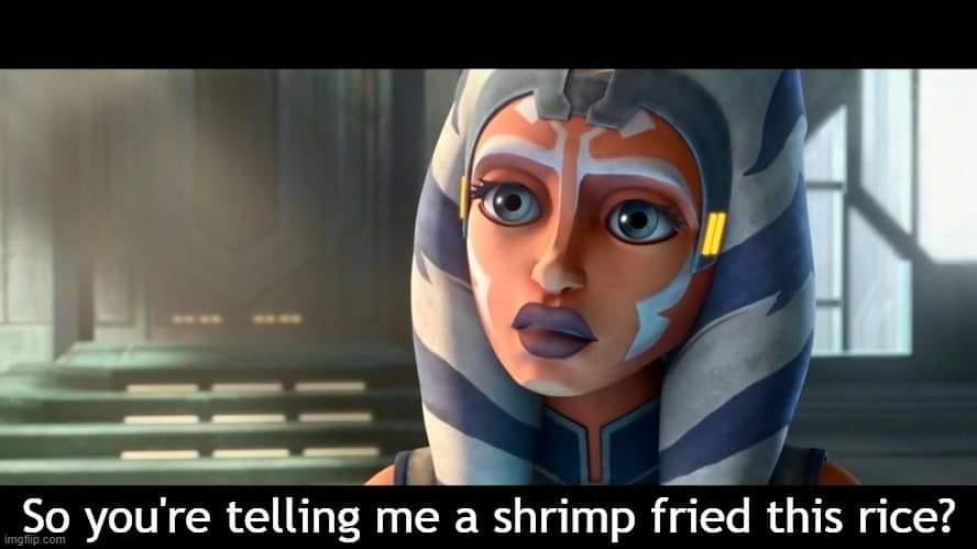 This meme is a play on words, where the image of a character from a popular sci-fi franchise (Ahsoka Tano from Star Wars) is used to express surprise and confusion. The text above the image reads "You're telling me...", and the text below the image reads "a sentient being is capable of cooking a meal?". However, the character responds with a sarcastic remark, saying "In 2,000 years of watching, I've never seen a sentient being cook a meal. So you're telling me... a sentient being is capable of cooking a meal?"