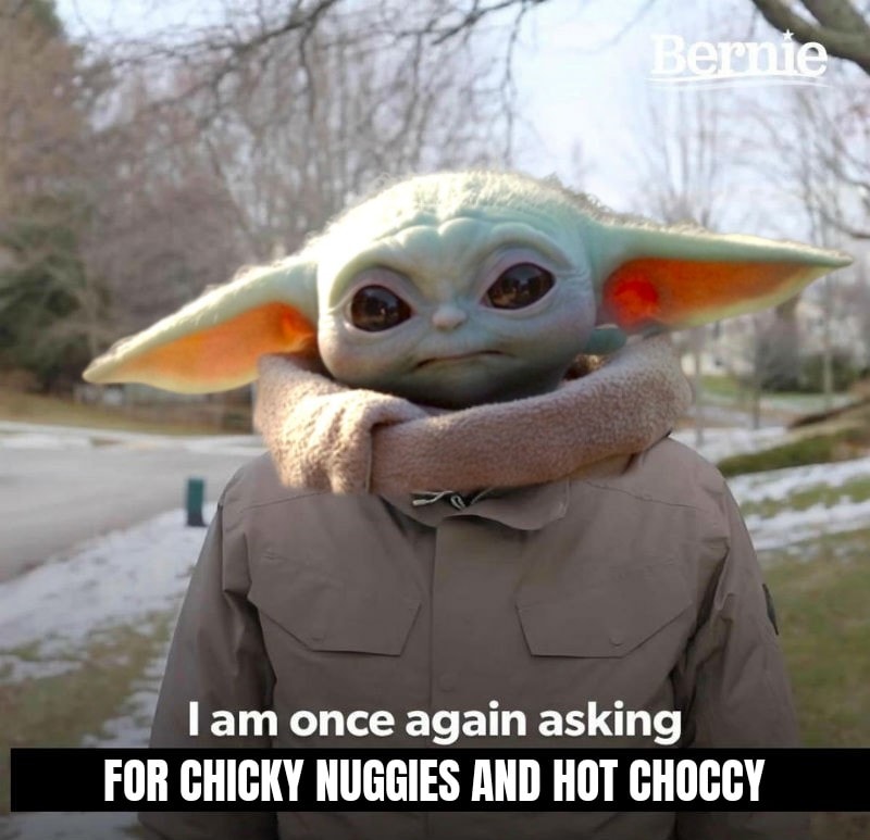 The meme features a picture of a character from the Star Wars franchise, specifically the child version of the character, with a caption that reads "I am 900 years old". However, the image has been modified to show th...