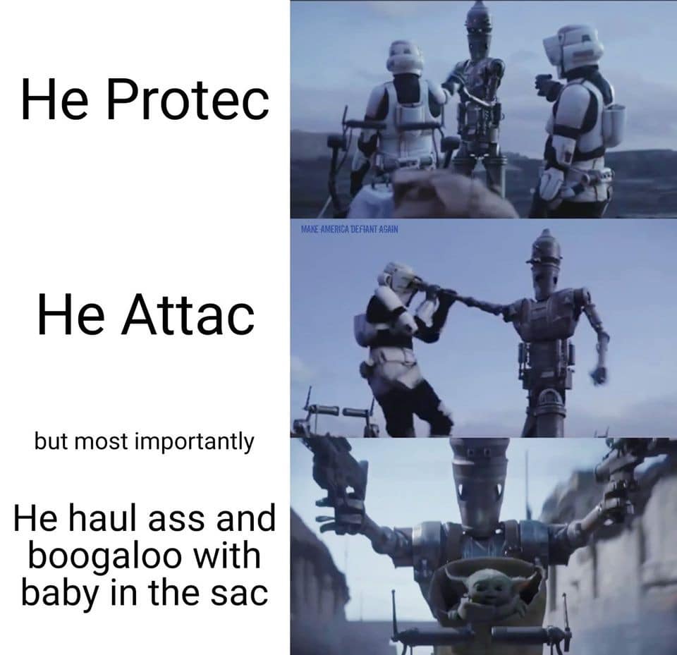 This meme is a play on words combining two different movie titles, "I, Robot" and "I, Robot: The Movie" is not the correct title, but "I, Robot" is a movie title from 2004. The meme combines the title with the title o...