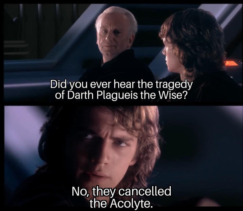 This meme is a play on the famous Star Wars line "I find your lack of faith disturbing" spoken by Darth Vader. It's a joke that replaces the line with "I find your lack of hydration disturbing" and shows a character from the Star Wars universe, likely a Sith Lord, looking at someone with a water bottle. The text "I find your lack of hydration disturbing" appears on screen in a style similar to the original line.