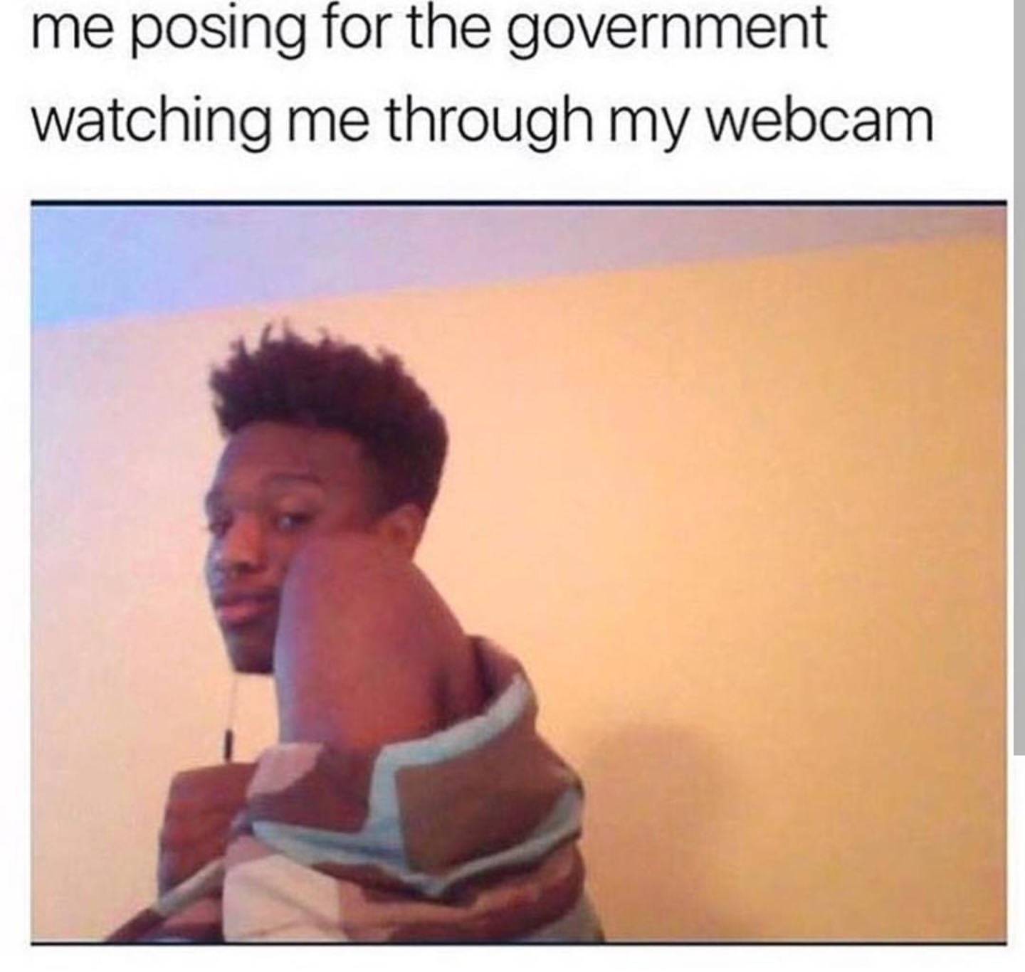 This meme is a screenshot of a viral video of a man named Keaton Jones, who was filmed crying and ranting about being bullied at school. The text overlayed on the image reads: "I don't owe you people anything. I don't owe you my life and you will never take it. I owe you nothing. We don't owe you anything. We don't owe you our lives and you will never take it. I don't owe you my life and you will never take it. I don't owe you my life and you will never take it." The image is often used to express frustration or anger, implying that someone is fed up with being asked for something or being bothered by others.